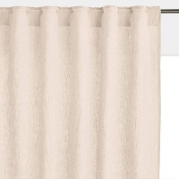 Штора Из стиранного льна с потайными клапанами Onega 180 x 135 см розовый LA REDOUTE INTERIEURS  фото, kupilegko.ru